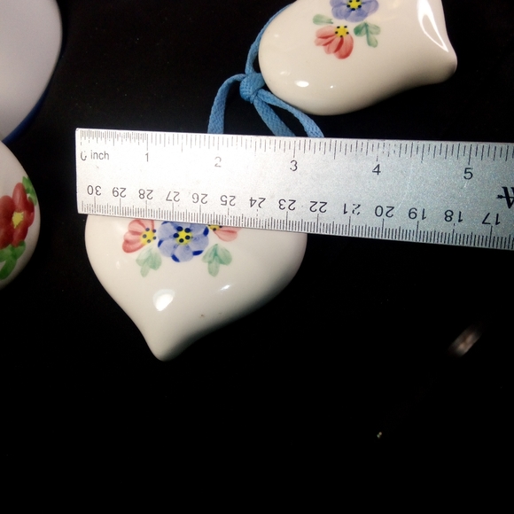 Hand Painted Ceramic Canister Group - Picture 3 of 13